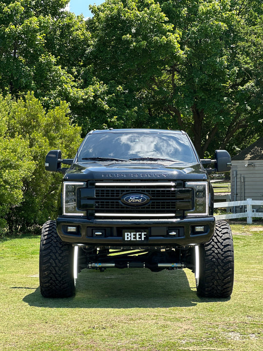 2017-2019 Ford Superduty Aluminum Grille Bars