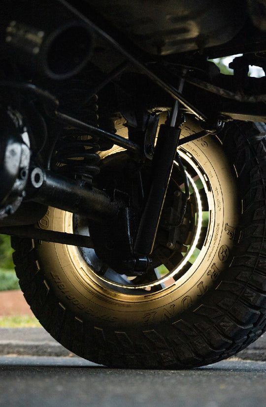 Pure White Dual Row Wheel Lights