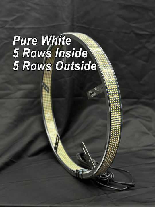 10 Row Extreme Series - Pure White Wheel Lights