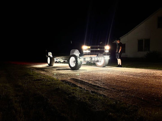 10 Row Extreme Series - Pure White Wheel Lights