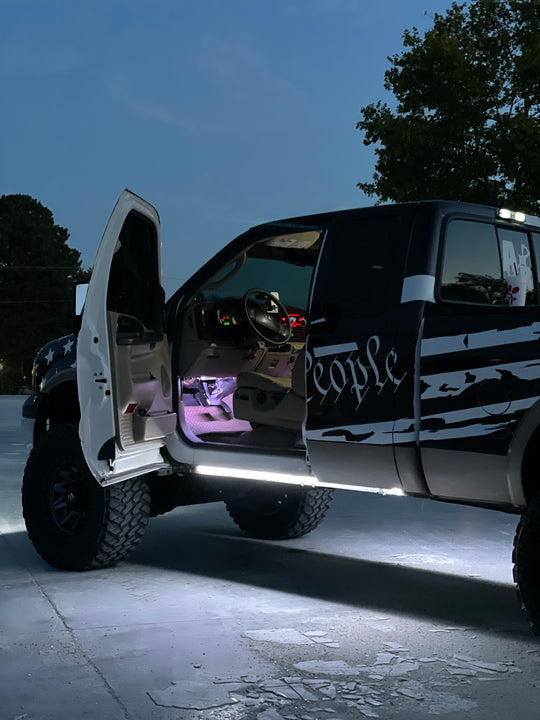 Running Board / Side Step LED Switchback Strips