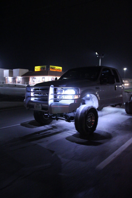 Pure White 9 LED Rock Lights