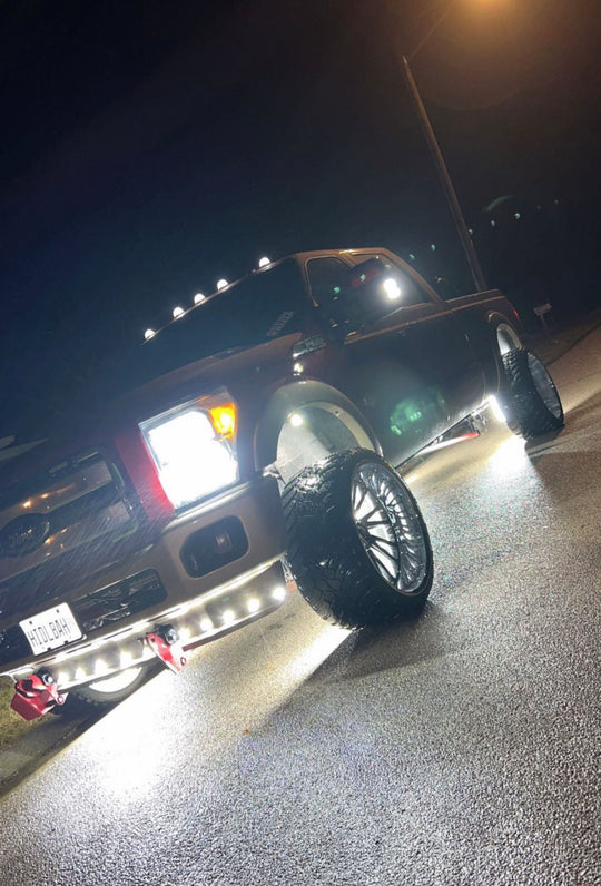 5 Row Extreme Series - Pure White Wheel Lights