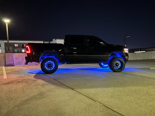 RGB+W LED Wheel Lights Dual / Quad Row