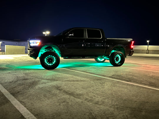 RGB+W LED Wheel Lights Dual / Quad Row