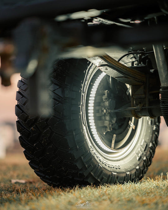 Pure White Quad Row Wheel Lights