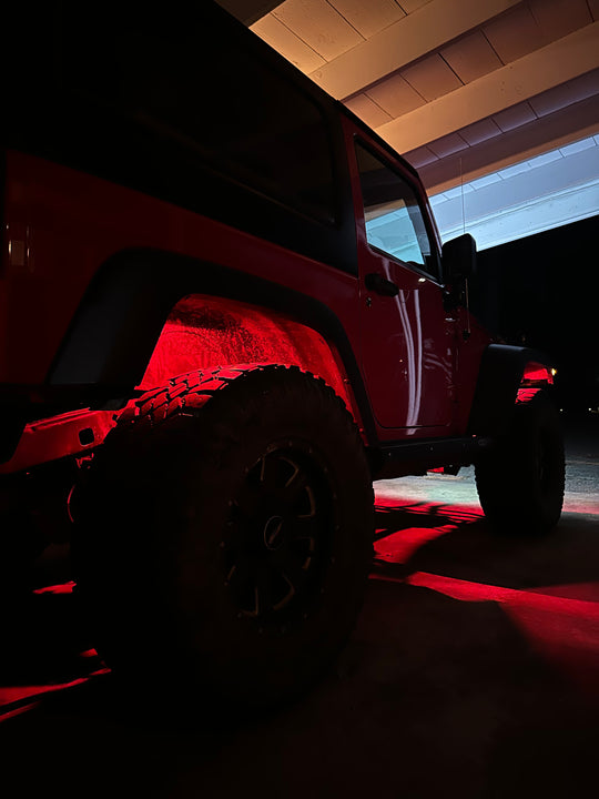 36 LED RGB-W(Colored + Pure White) Rock Lights