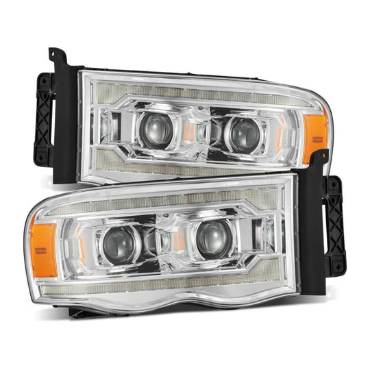 ARex Luxx LED Headlights: Dodge Ram (02-05) - Chrome (Set)