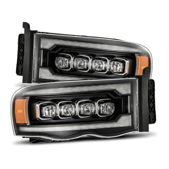 ARex Nova LED Headlights: Dodge Ram (02-05) - Alpha-Black (Set)