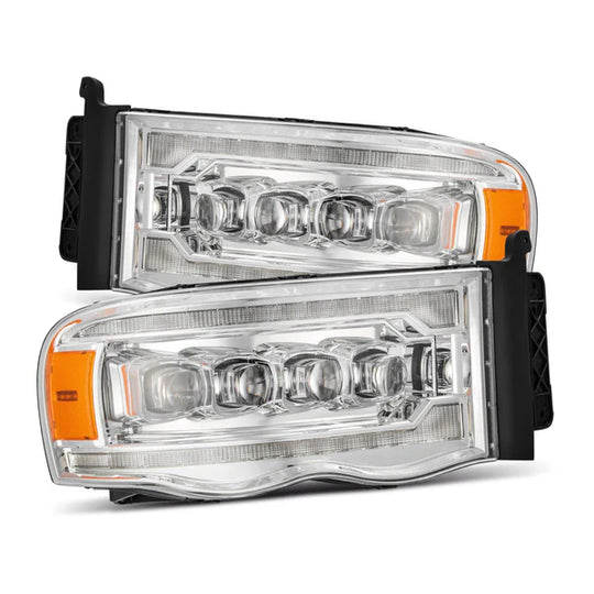 ARex Nova LED Headlights: Dodge Ram (02-05) - Chrome (Set)