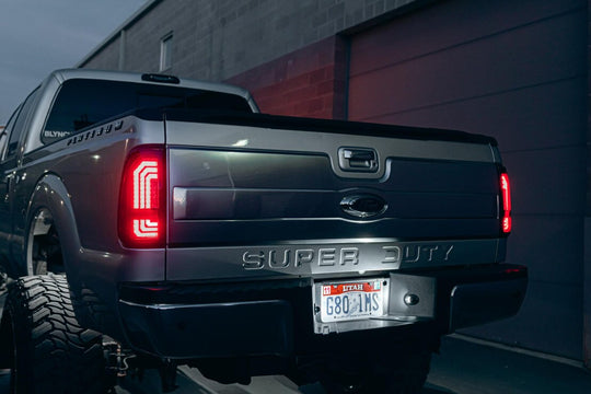 XB LED Tails: Ford Super Duty (99-16) (Pair / Smoked)