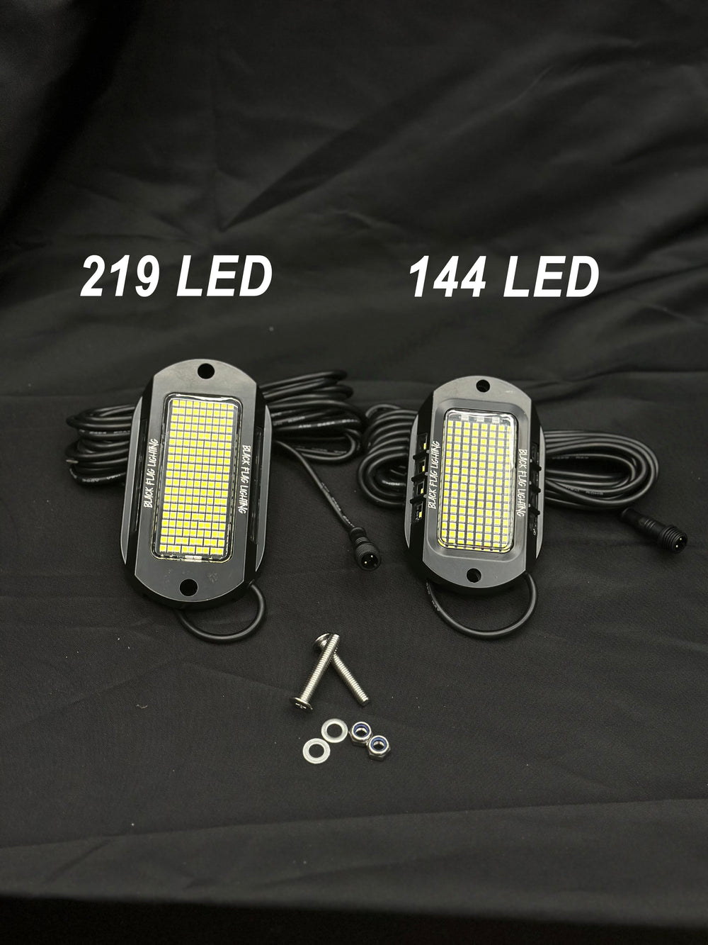 144 LED Chip Pure White Rock Lights