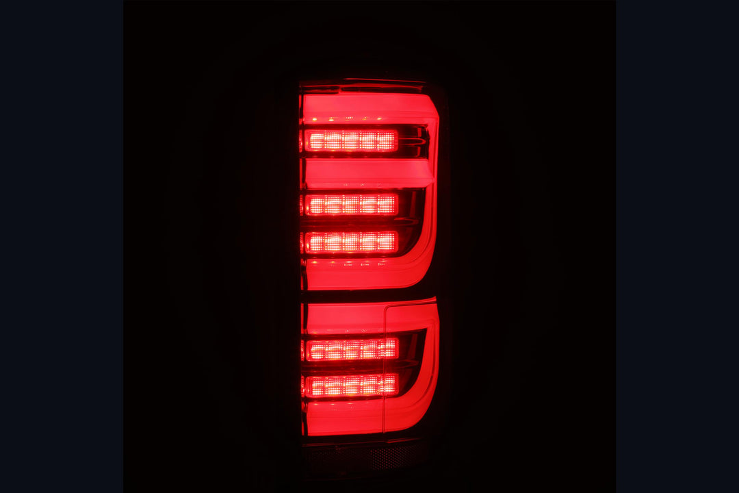 ARex Luxx LED Tail Lights: Ford F-150 (15-20) - Black/Red (Set)