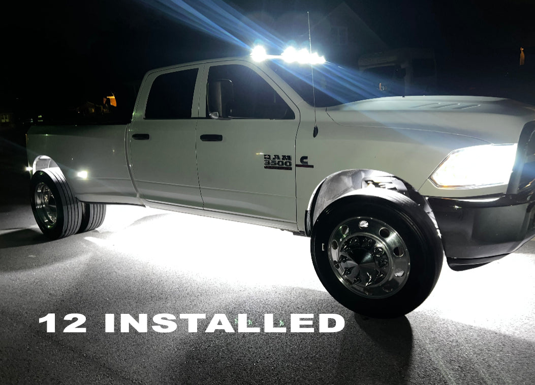 168 LED Chip Pure White Rock Lights