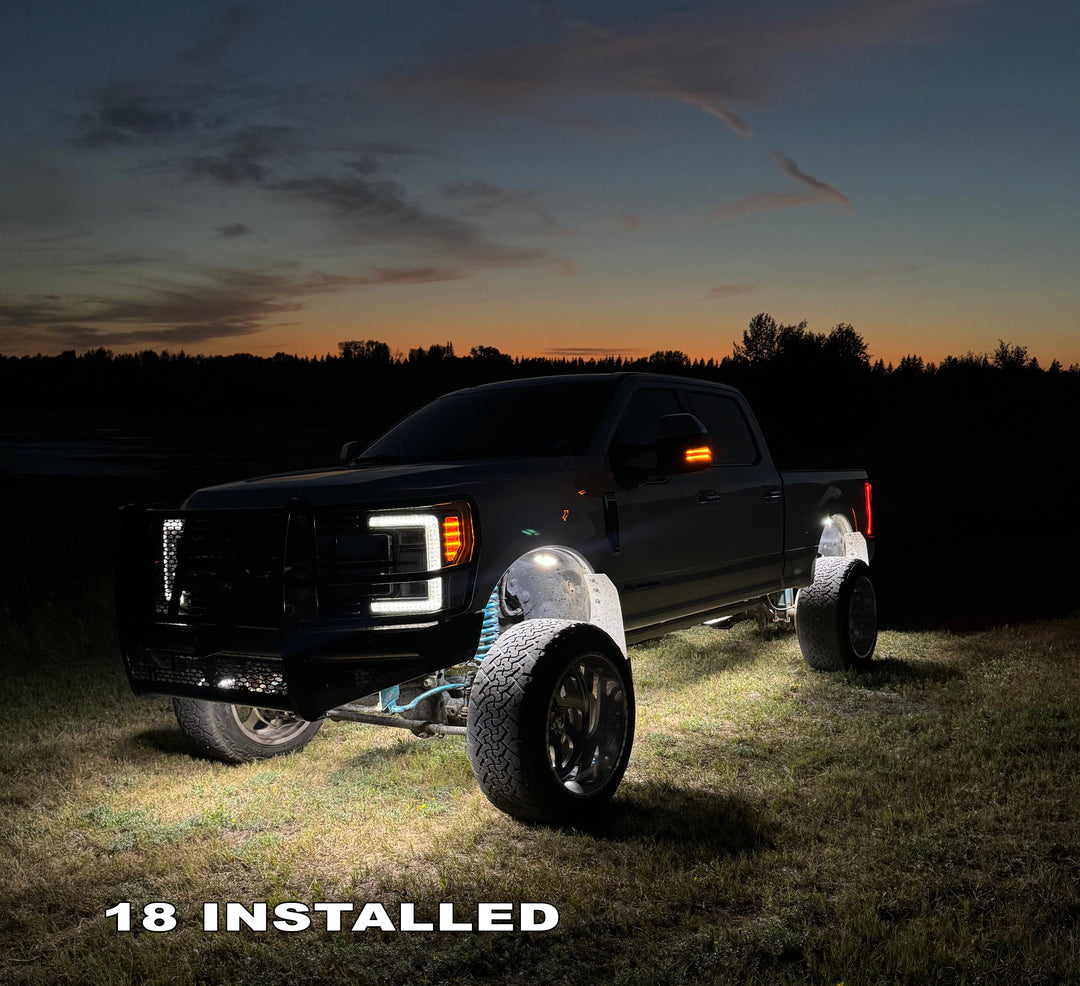 304 LED Chip Pure White Rock Lights