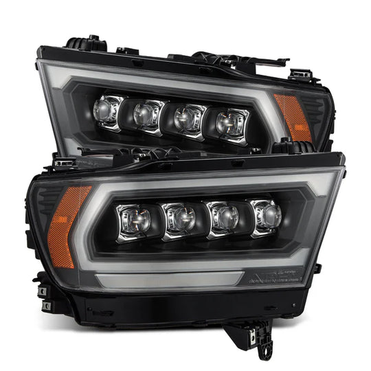 AlphaRex (NOVA-Series) MK2 2019-2022 Ram 1500 LED Projector Headlights Black