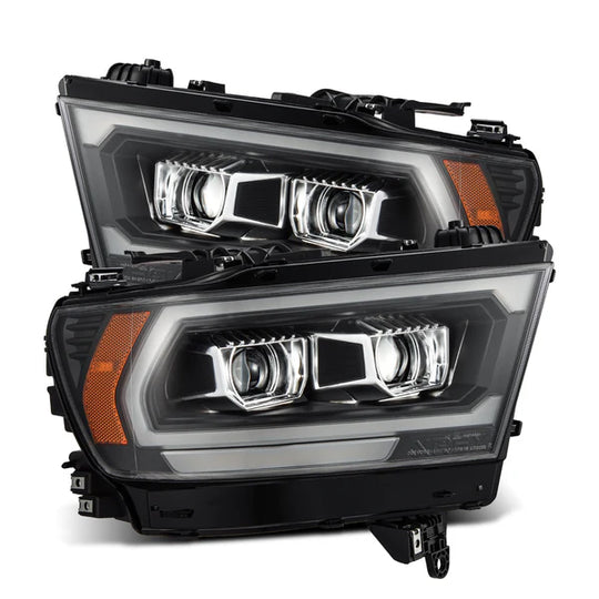 AlphaRex (PRO-Series) MK2 2019-2022 Ram 1500 Halogen Projector Headlights Black