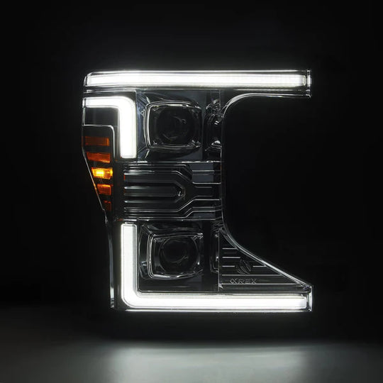 20-22 Ford Super Duty LUXX-Series LED Projector Headlights Chrome