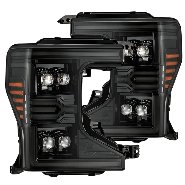 20-22 Ford Super Duty NOVA-Series LED Projector Headlights Alpha-Black
