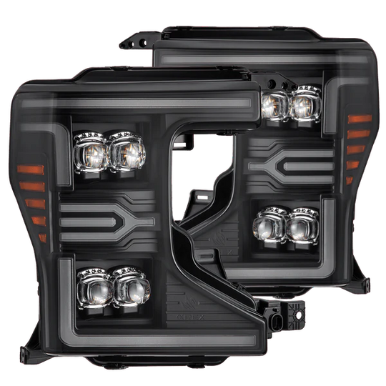 20-22 Ford Super Duty NOVA-Series LED Projector Headlights Black