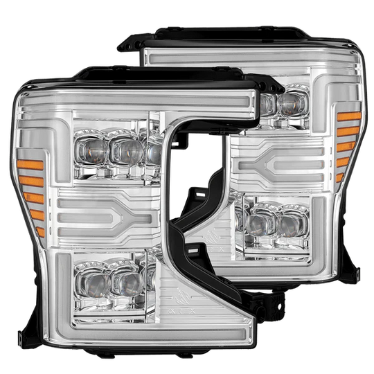 20-22 Ford Super Duty NOVA-Series LED Projector Headlights Chrome