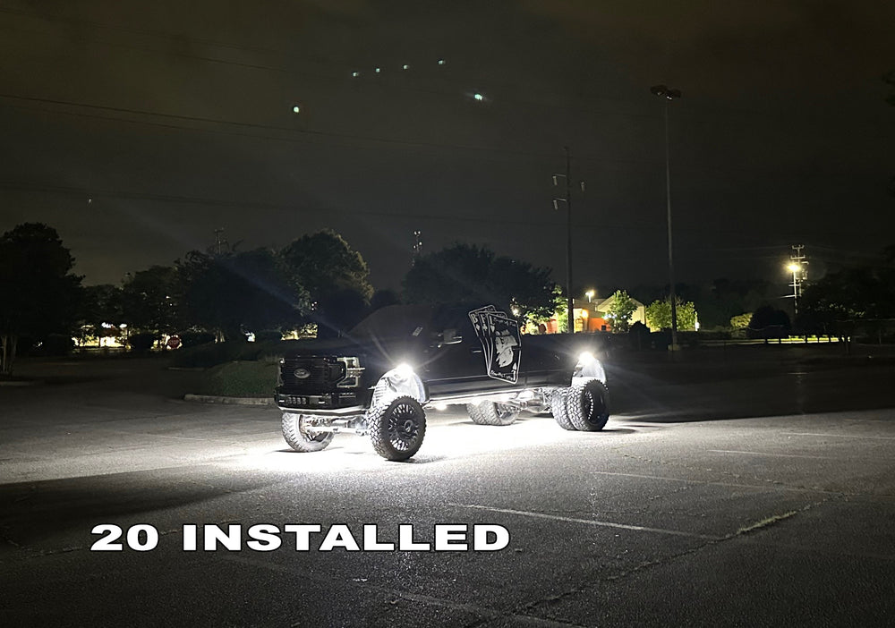 304 LED Chip Pure White Rock Lights