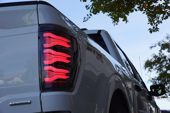 AlphaRex (LUXX-Series) (21-22) Ford F150 LED Tail Lights - Black-Red