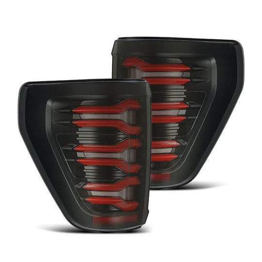 AlphaRex (LUXX-Series) (21-22) Ford F150 LED Tail Lights - Black-Red