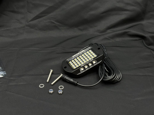 48 LED Chip RGBW Rock Lights(Pure White + Colored)