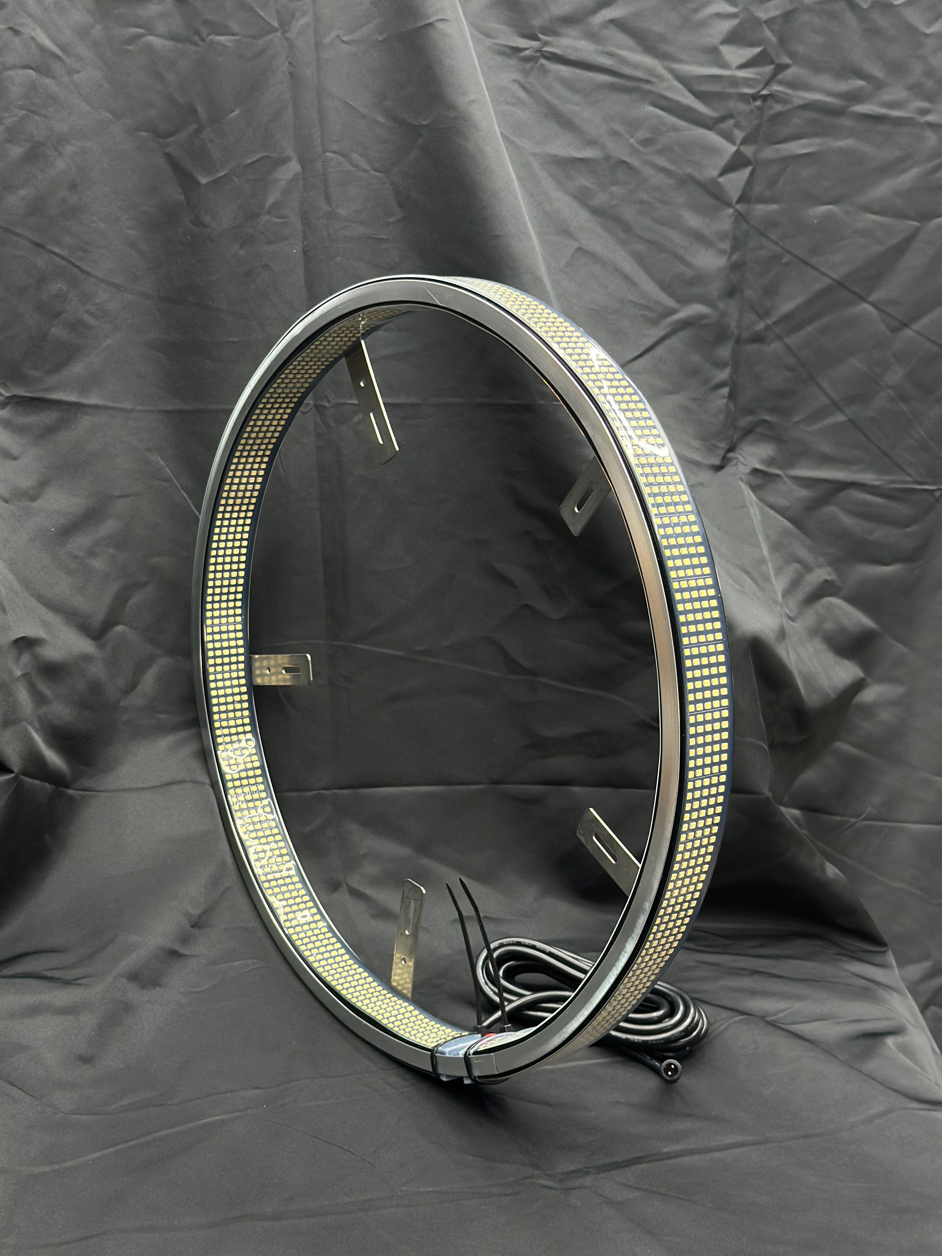 Glitzhome 9.75 in H Black Metal Wire Solar Powered Outdoor