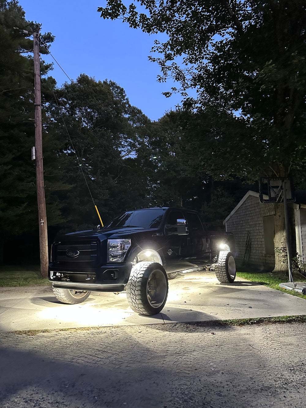 104 LED Chip Switchback (White + Amber) Rock Lights