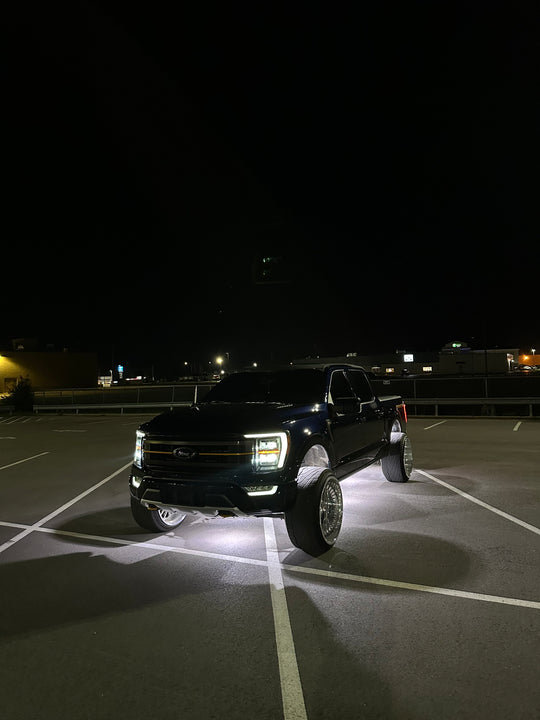 120 LED Chip Pure White Rock Lights
