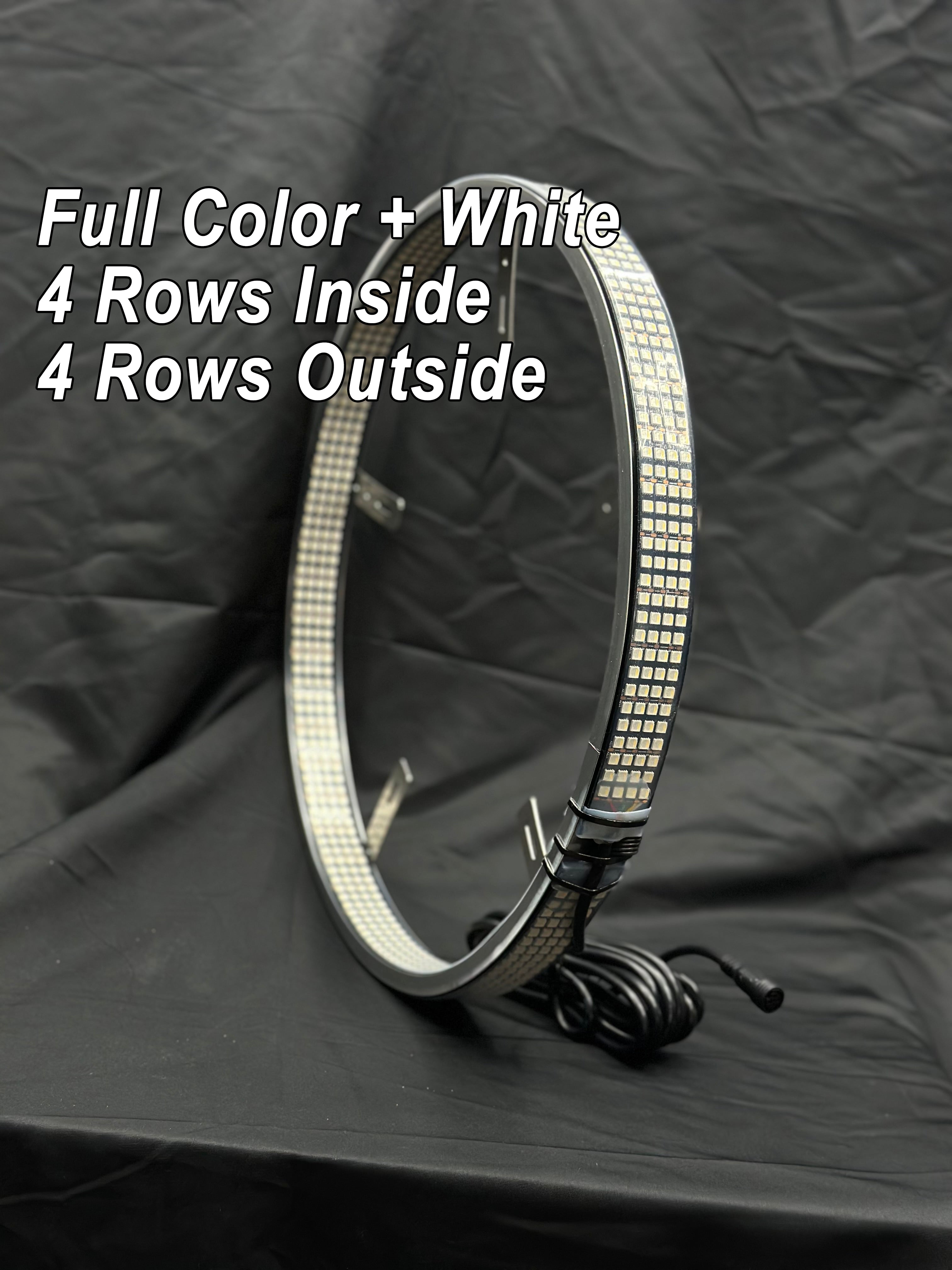 8 Row RGBW Wheel Lights(Pure White + Colored) – BlackFlagLighting