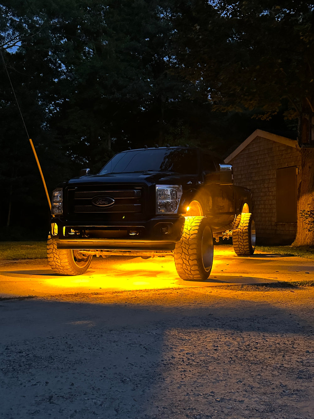 104 LED Chip Switchback (White + Amber) Rock Lights