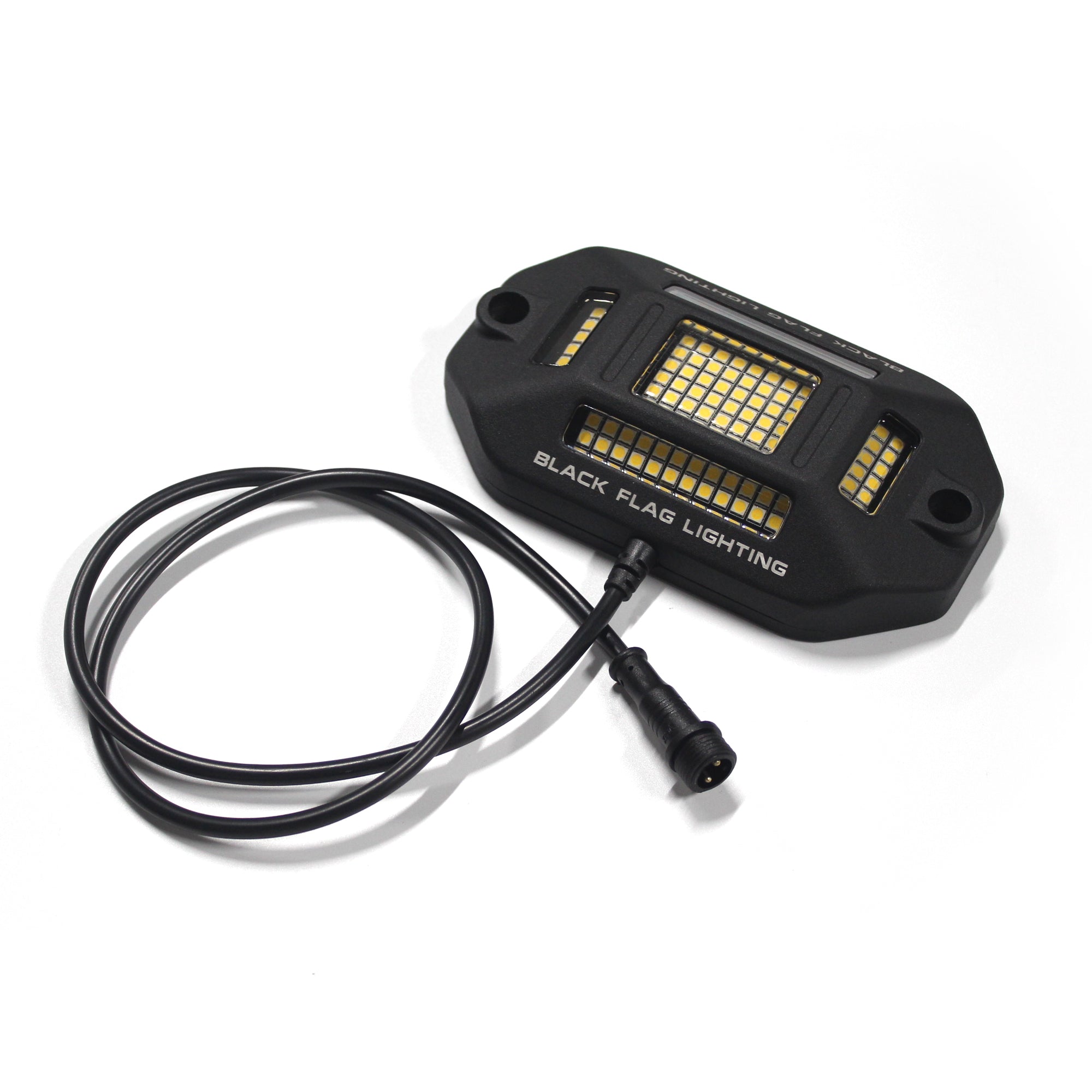 120 LED Chip Pure White Rock Lights – BlackFlagLighting