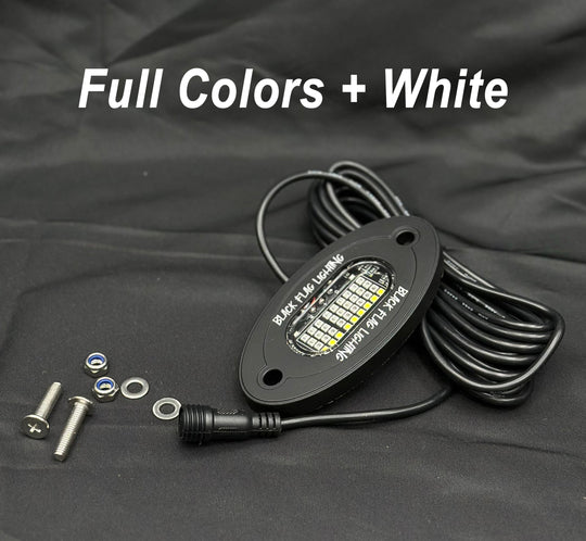 36 LED RGB-W(Colored + Pure White) Rock Lights