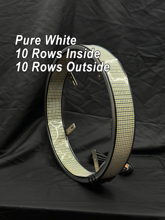 20 Row Extreme Pure White Wheel Lights