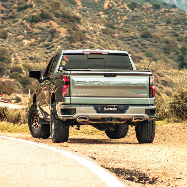 AlphaRex (LUXX-Series) 2019-2024 Chevrolet Silverado LED Tail Lights - Black Red