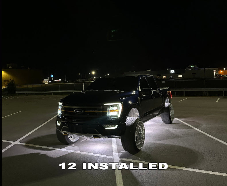 120 LED Chip Pure White Rock Lights
