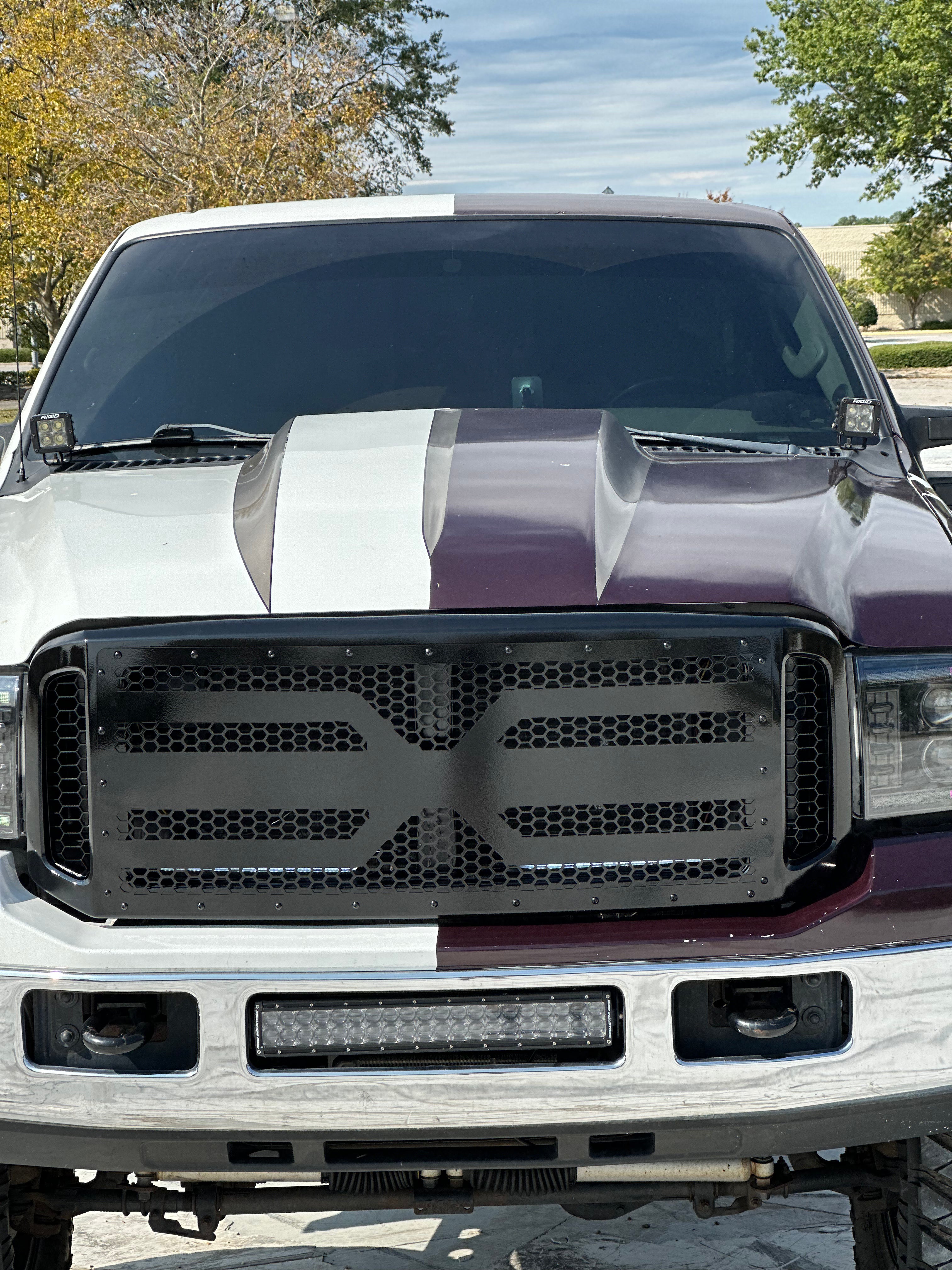 Audi A6 C7.5 RS6 Style Honeycomb Front Grilles Full 3 Piece Kit S-Line